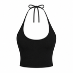 Crescent Halter Top