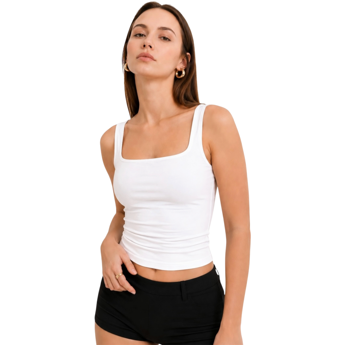 Square Line Tank Top
